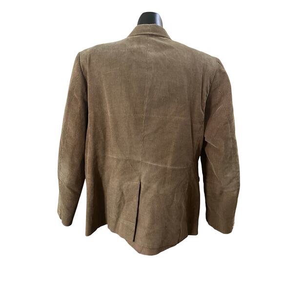 StudioSuits Hand-Crafted Men's Corduroy Blazer in Olive Green - Picture 2 of 16